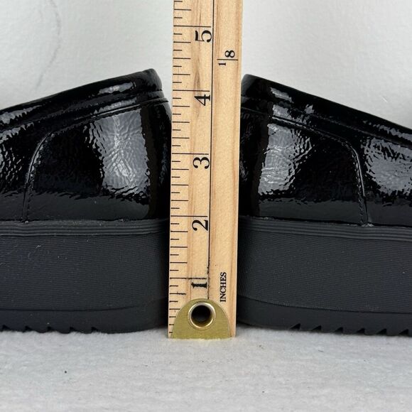Clarks Womens Zylah May Platform Loafers 8.5 Black Goth Punk Cosplay Preppy - Picture 14 of 15